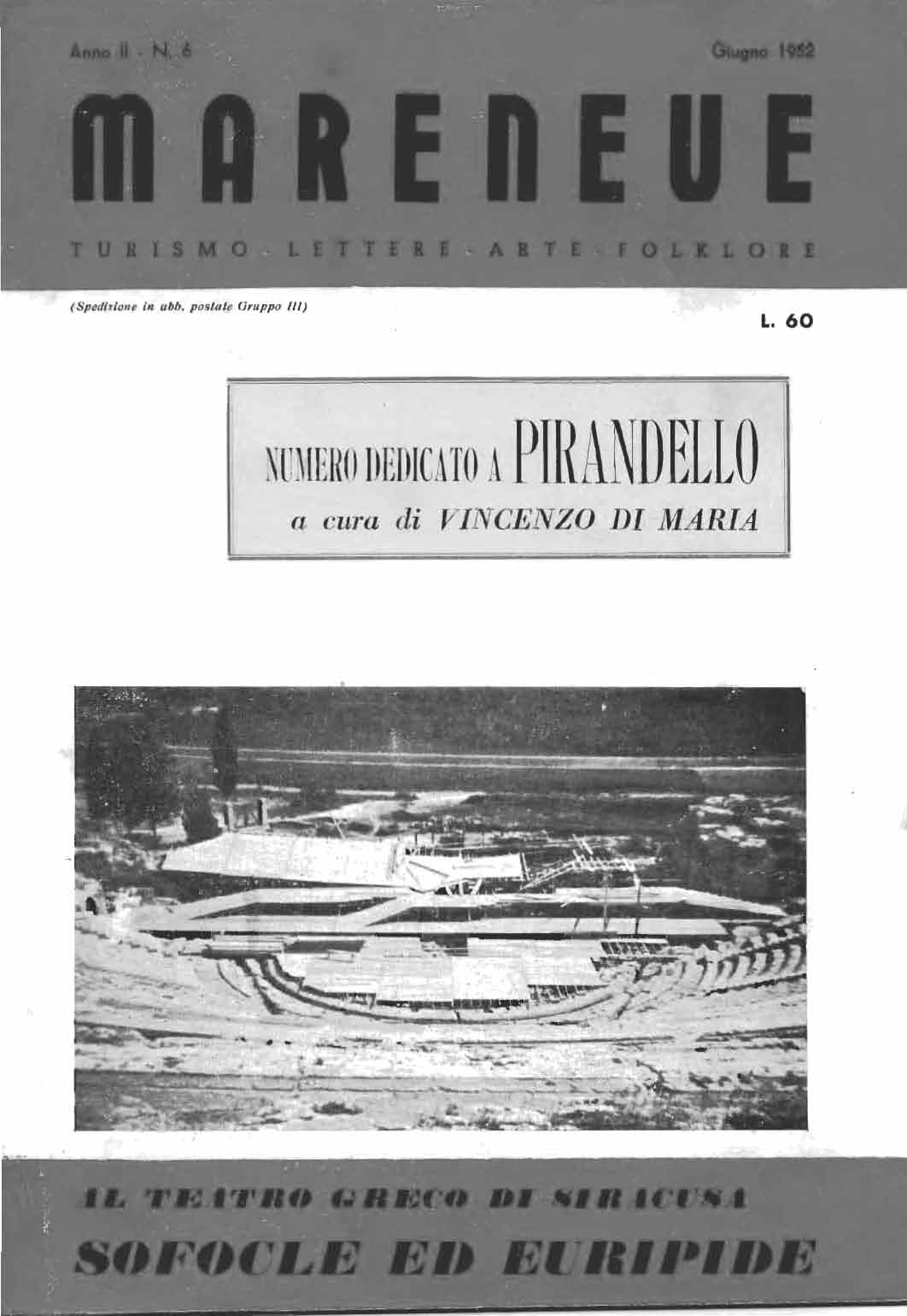 Linguagrossa - Mareneve - Anno II - N. 6 - Giugno 1952